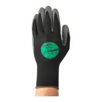 LUVA NYLON REVESTIDA PRETO/CINZA 11-421 (P1100)